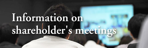 Information on Shareholder's Meetings